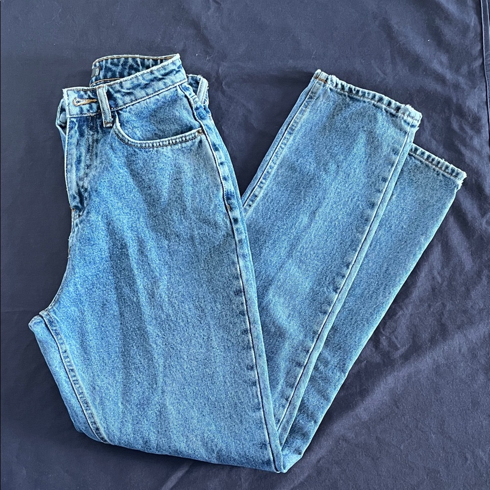 Missguided Classic Blue Straight Leg Jeans